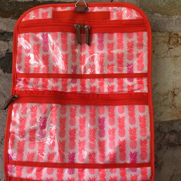 Stella + Dot “Hang On” Orange/Pink Neon Foldable - Picture 4 of 6